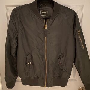 Forever 21 Bomber jacket size M black